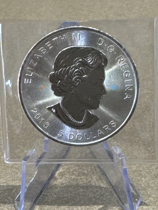 1oz.9999 Silver Canadian Mint Superman 5$ Coin BU