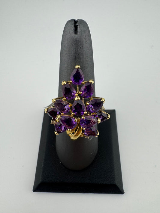 Gold Natural Amethyst