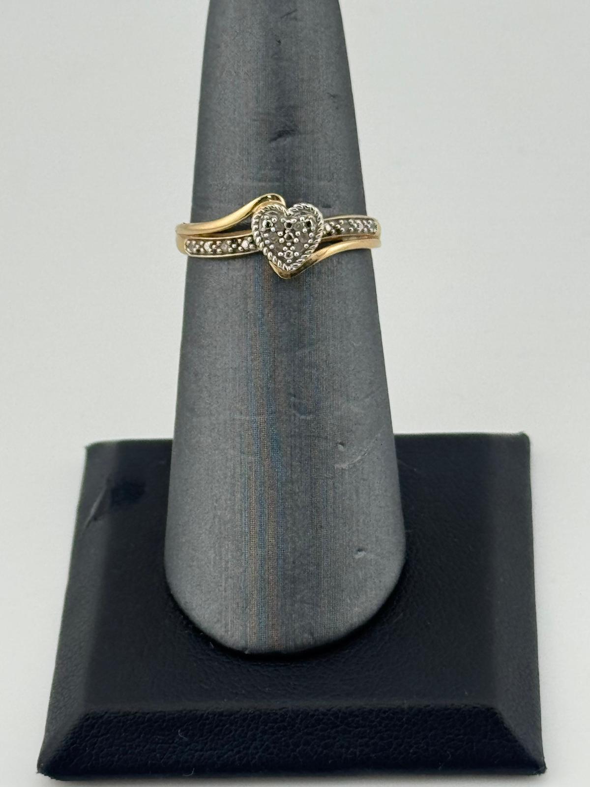 Gold Heart Ring