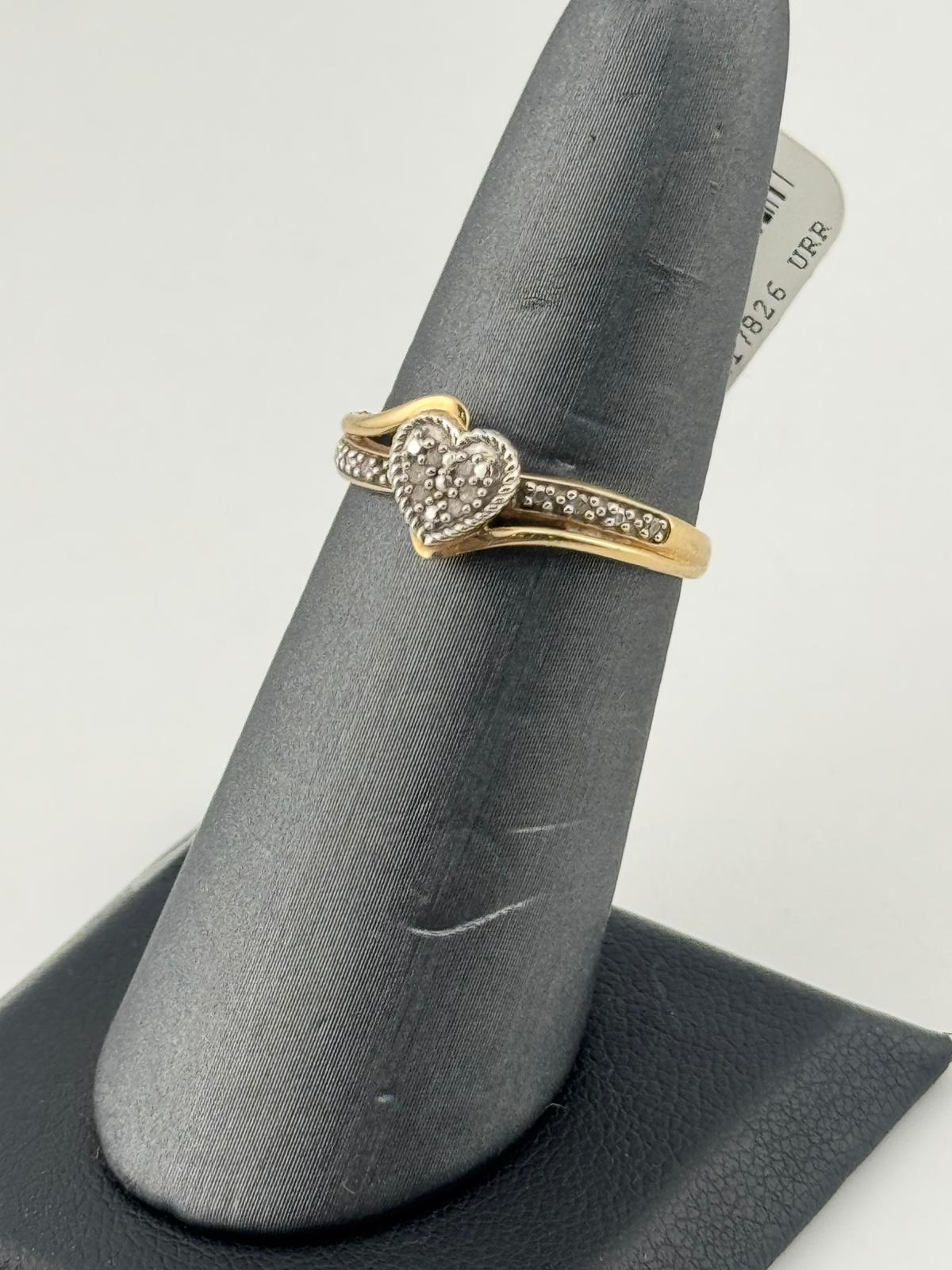 Gold Heart Ring
