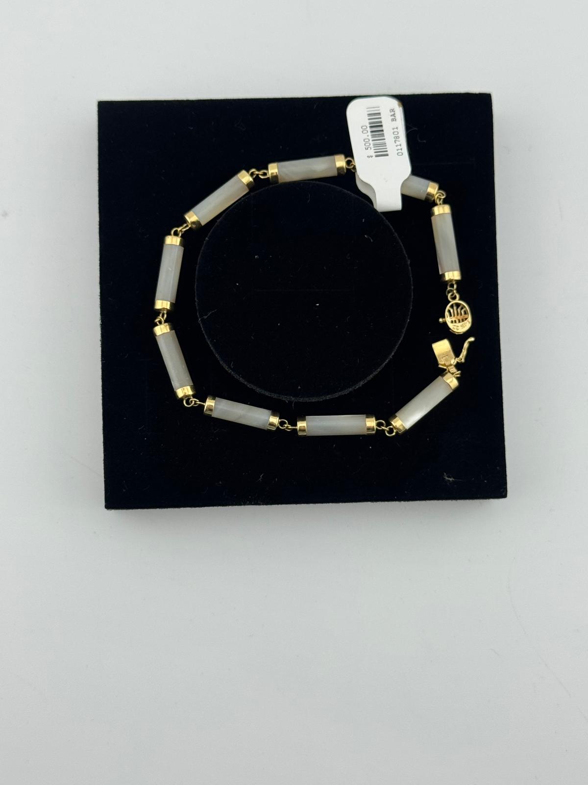 Jade Gold Bracelet