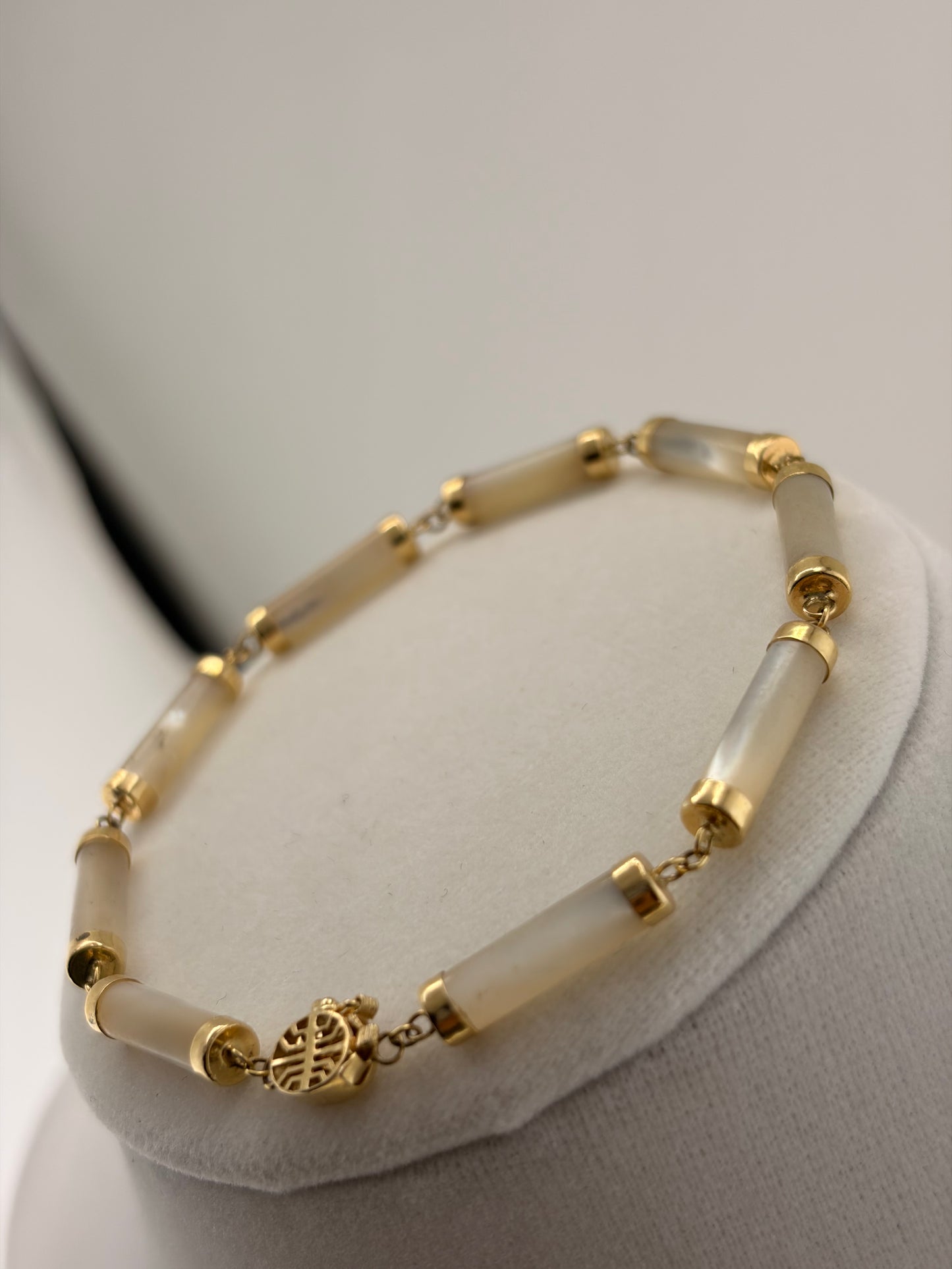 Jade Gold Bracelet