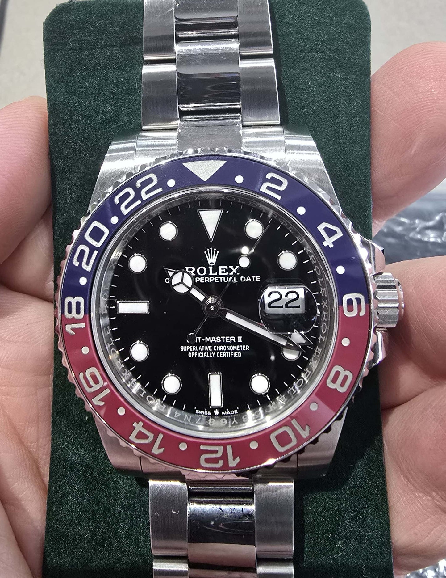 Rolex GMT Mastr II Pepsi