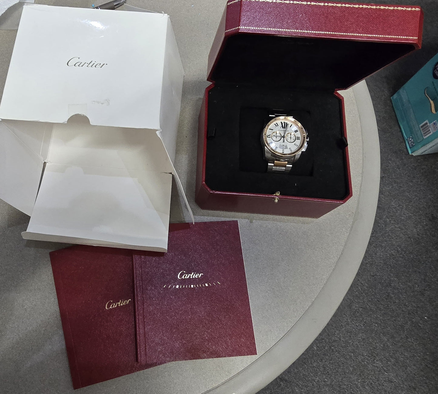 Cartier XL Two Tone Watch