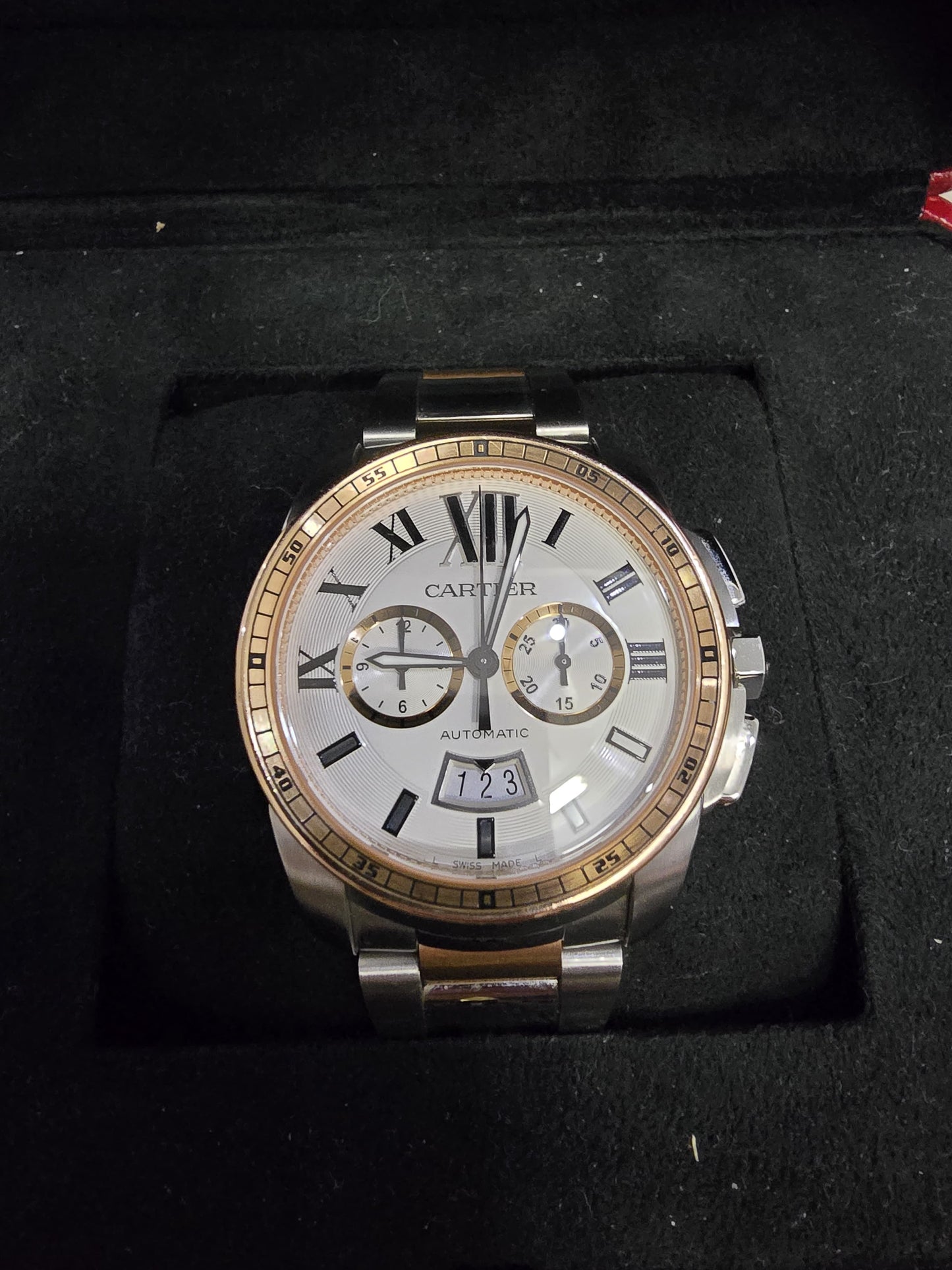 Cartier XL Two Tone Watch