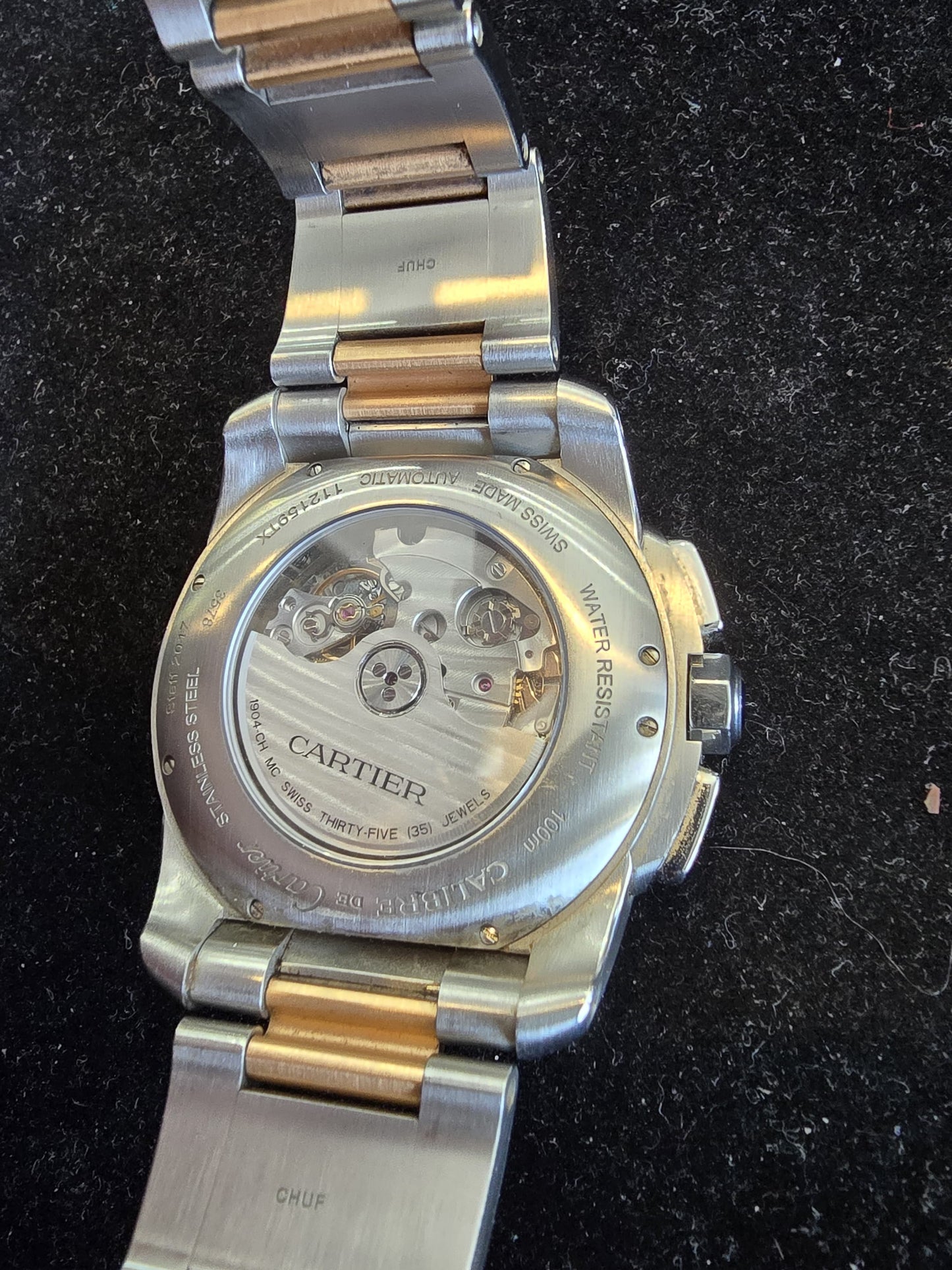 Cartier XL Two Tone Watch