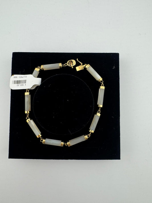 Jade Gold Bracelet