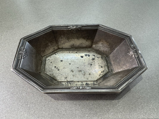 Vintage Octagon Shaped Serving Bowl 107+ Grams Sterling Silver