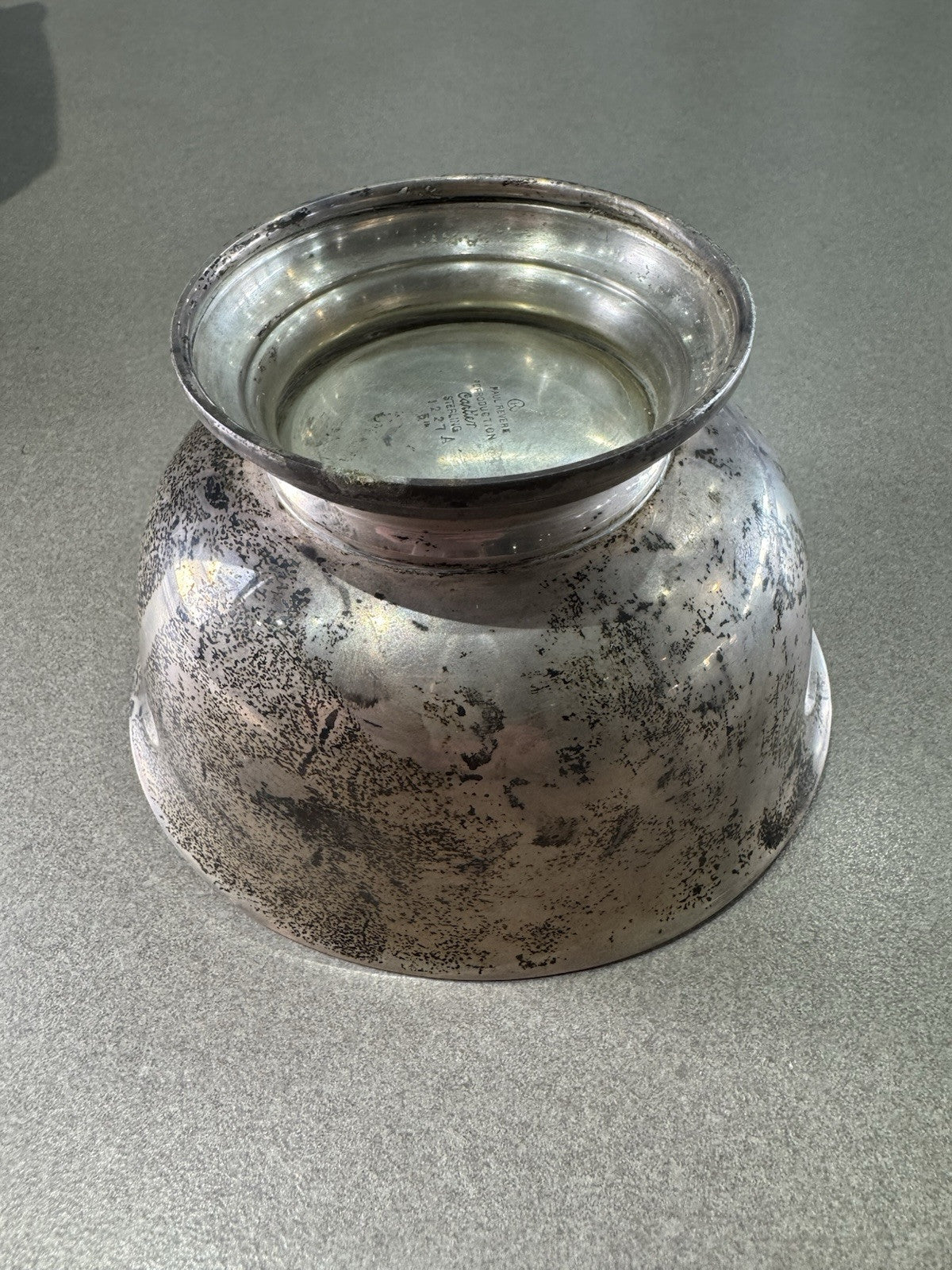Cartier Sterling Silver Bowl - A Paul Revere Reproduction Flared  Rim 173+ Grams