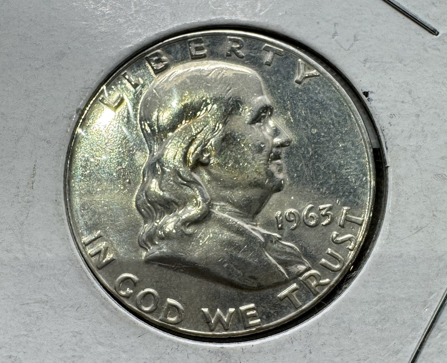 1963 Franklin half dollar Gem 90% Silver Proof  Very Sharp