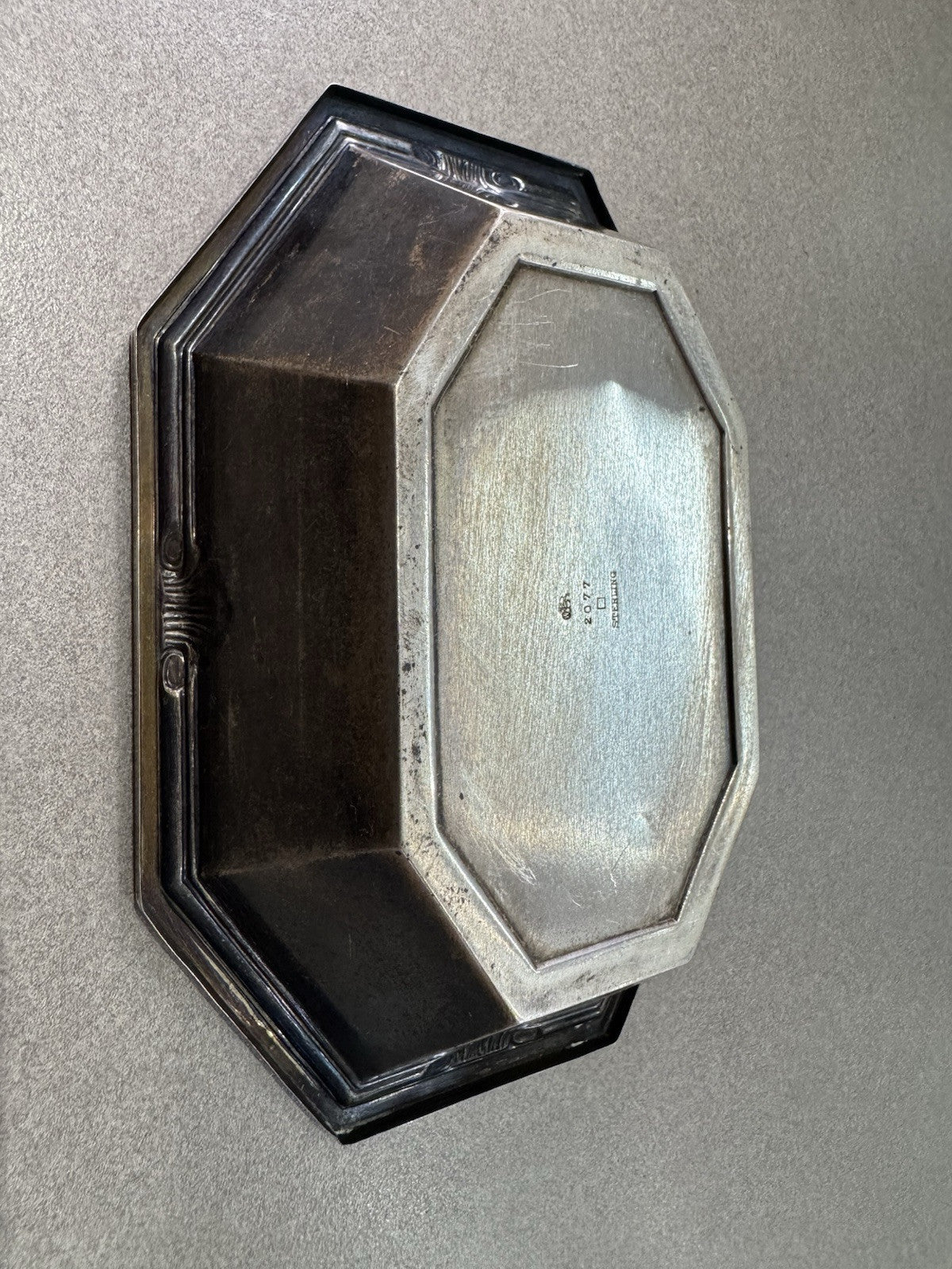Vintage Octagon Shaped Serving Bowl 107+ Grams Sterling Silver
