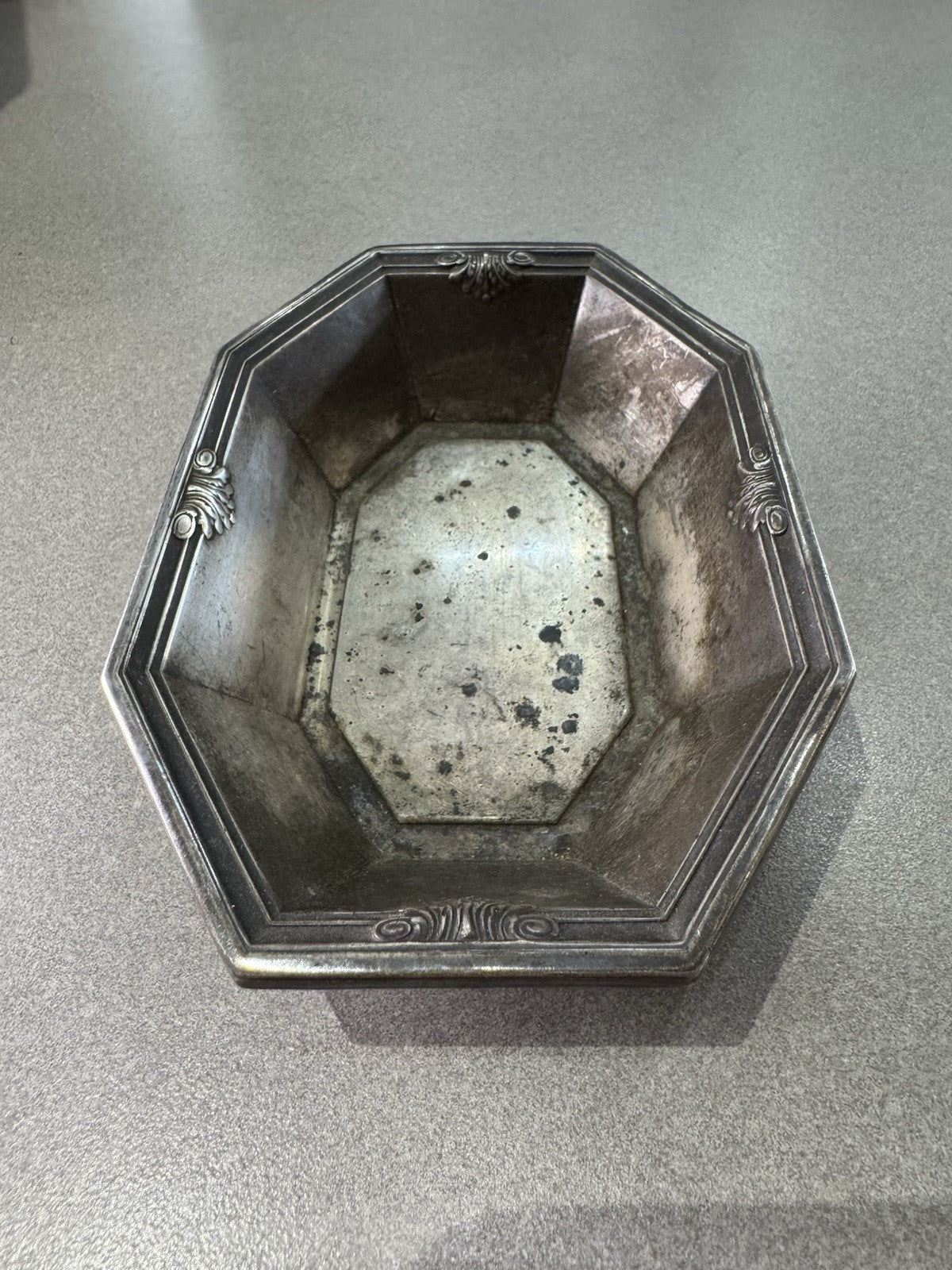 Vintage Octagon Shaped Serving Bowl 107+ Grams Sterling Silver