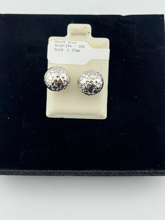 White Gold Earring