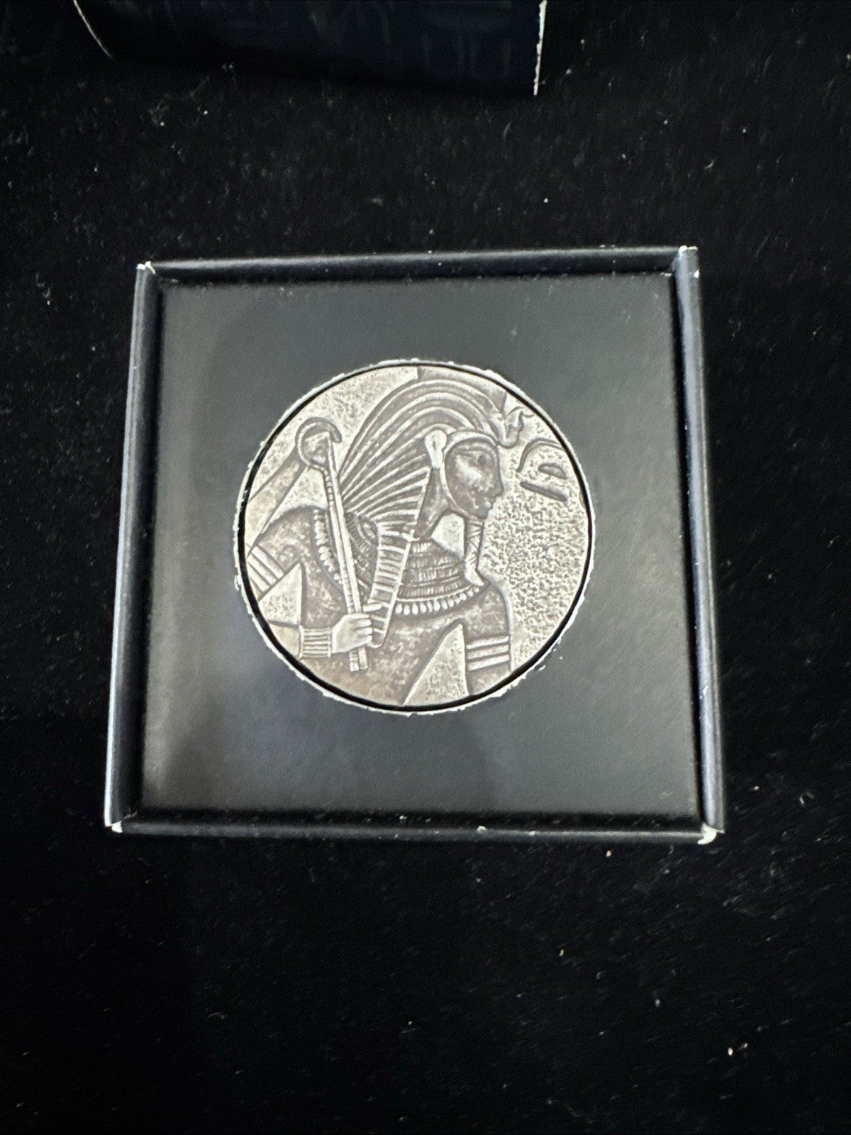 2016 Republic of Chad ERS Egyptian Relic Series King Tut 5 oz .999 Silver Coin