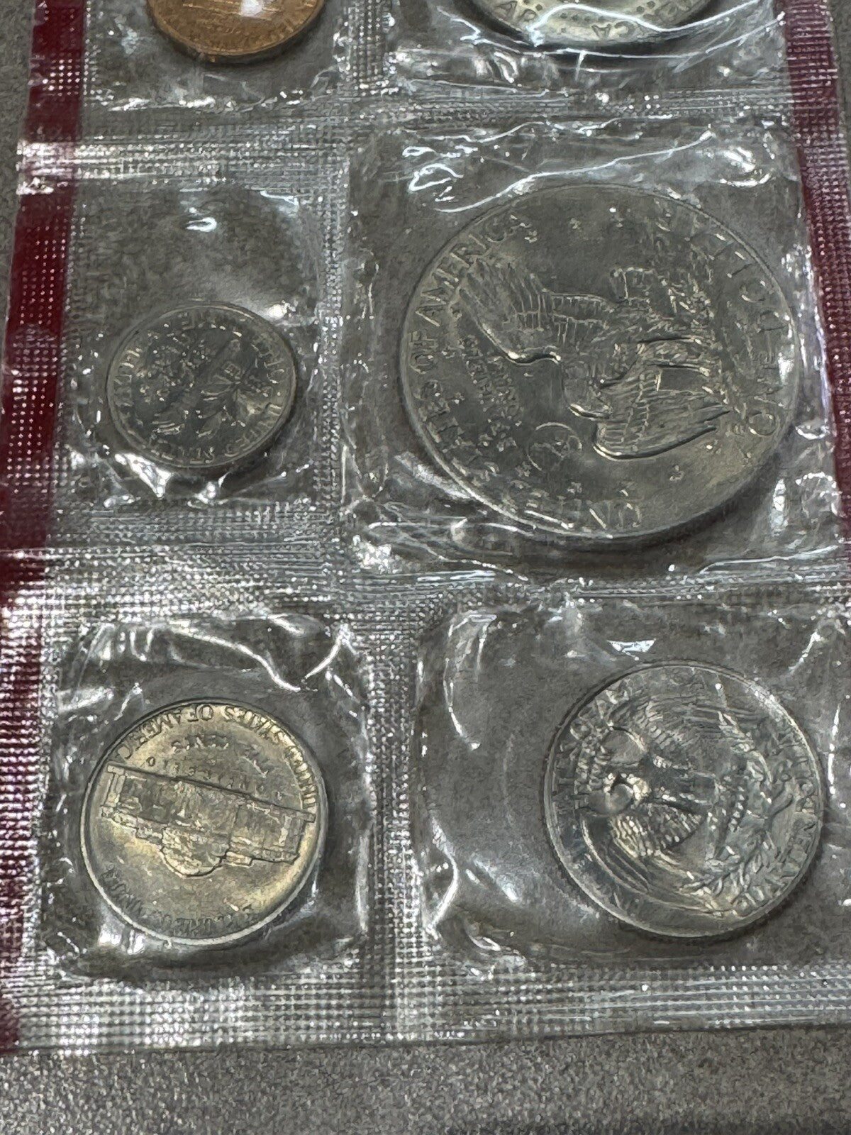 1977 Uncirculated Coin Set 12 Coins Nicely Toned P-D