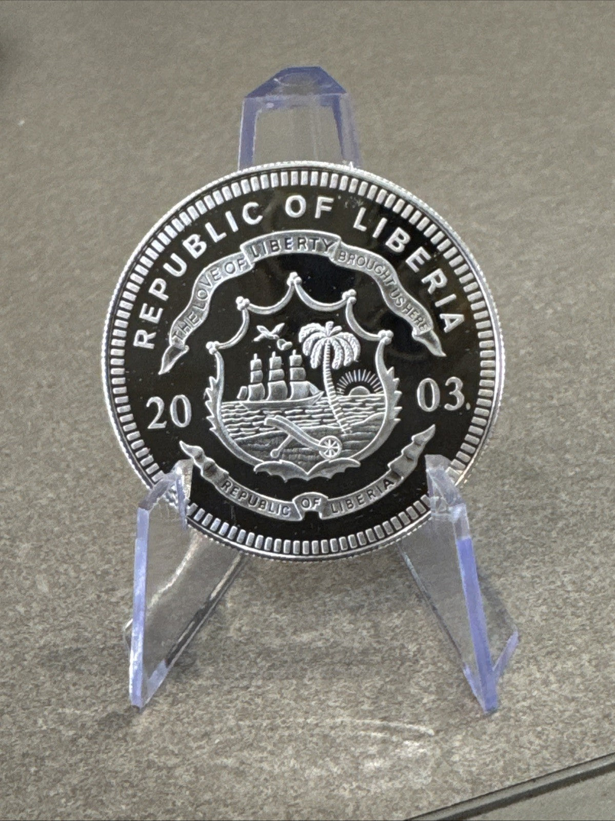 BATTLE OF YORKTOWN AMERICA AT WAR SERIES 2003 LIBERIA $20 RARE SILVER COIN