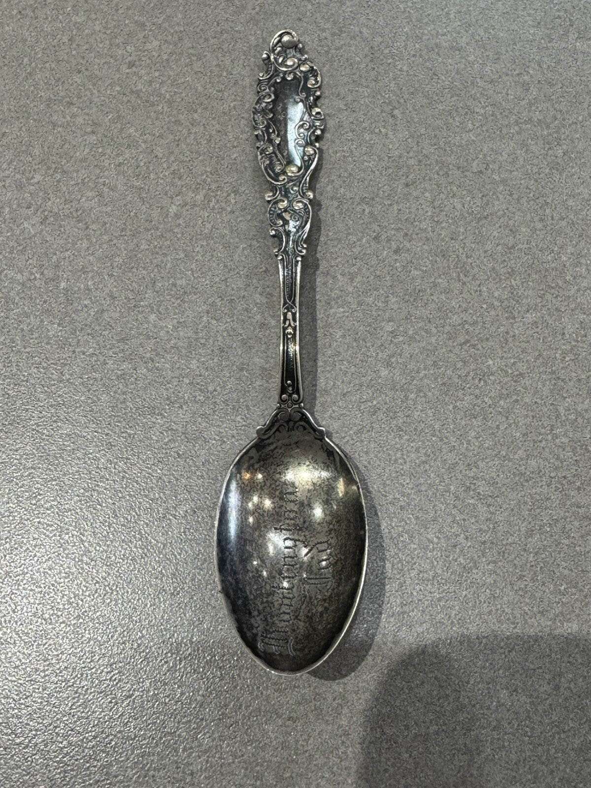 Vintage Huntington Indiana Souvenir Sterling Silver Spoon 20.5 Gr 5.5 “ Stunning