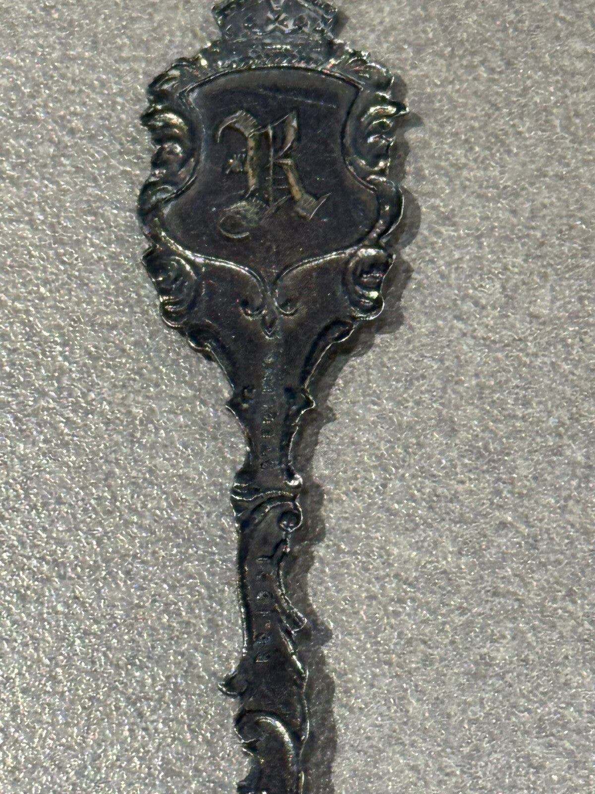 Vintage Sterling Silver Souvenir Spoon Woodstock 13.1 Grams 4”