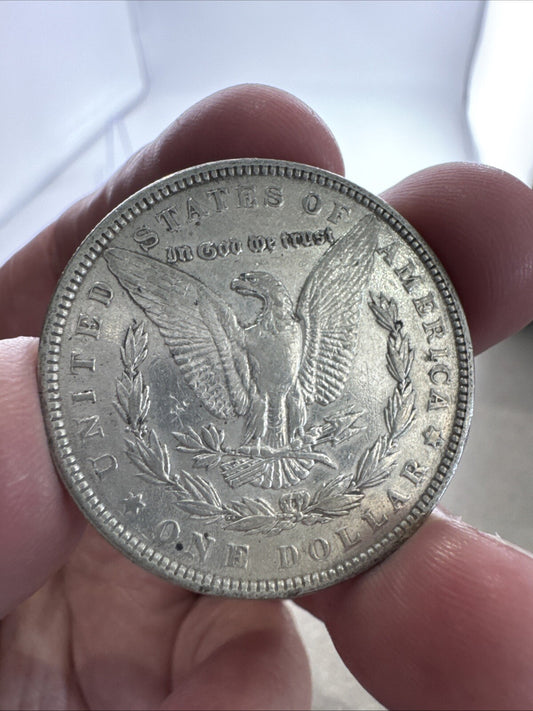 1886 Morgan Silver Dollar- Beautiful Coin AU Great luster full liberty *