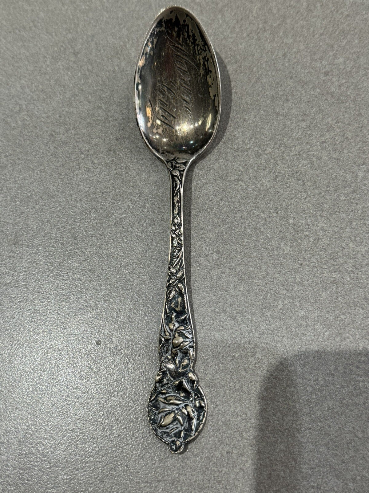 Sterling Silver "Marine City Michigan , Souvenir Spoon 6” 32.5 Gr
