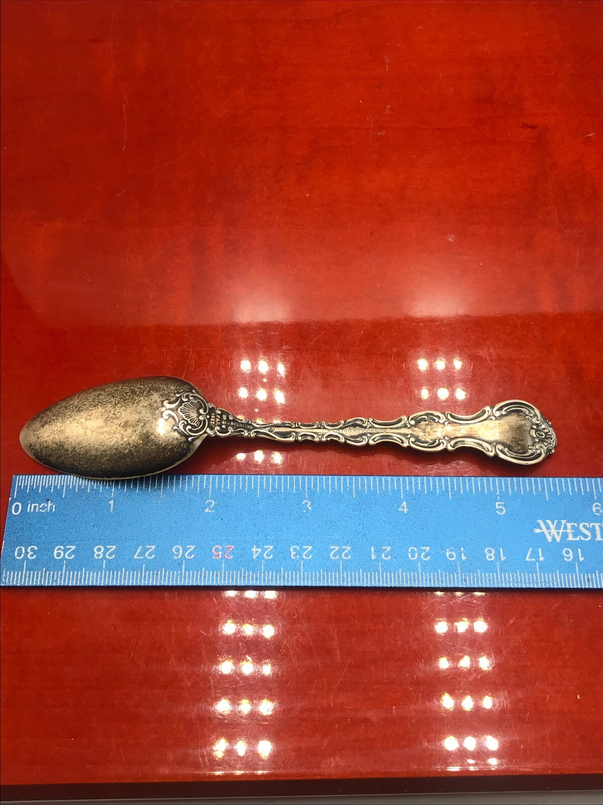 Sterling Silver City of Angels Los Angeles Montgomery Bros Spoon 19.8g 5 3/4"