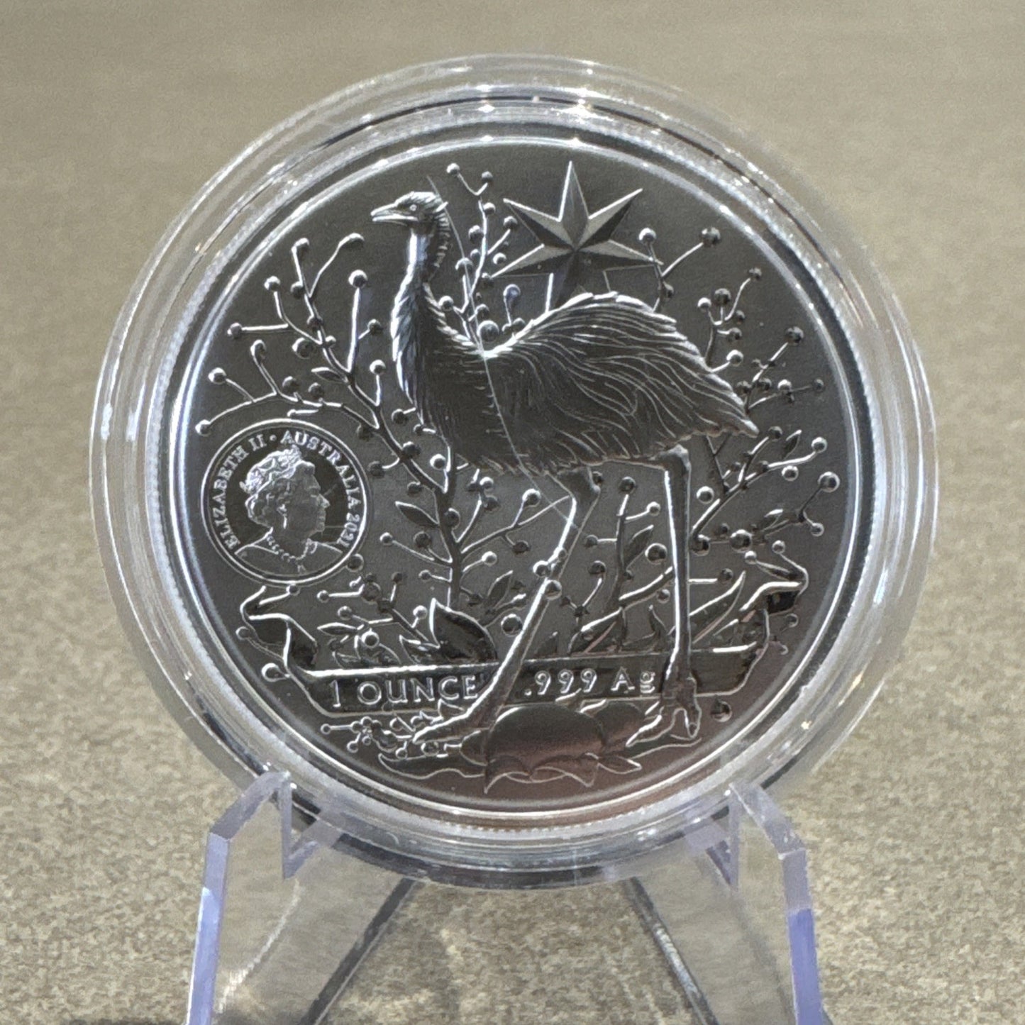 2021 Australia Coat of Arms 1oz Silver Coin Royal Australian Mint Mintage 50,000