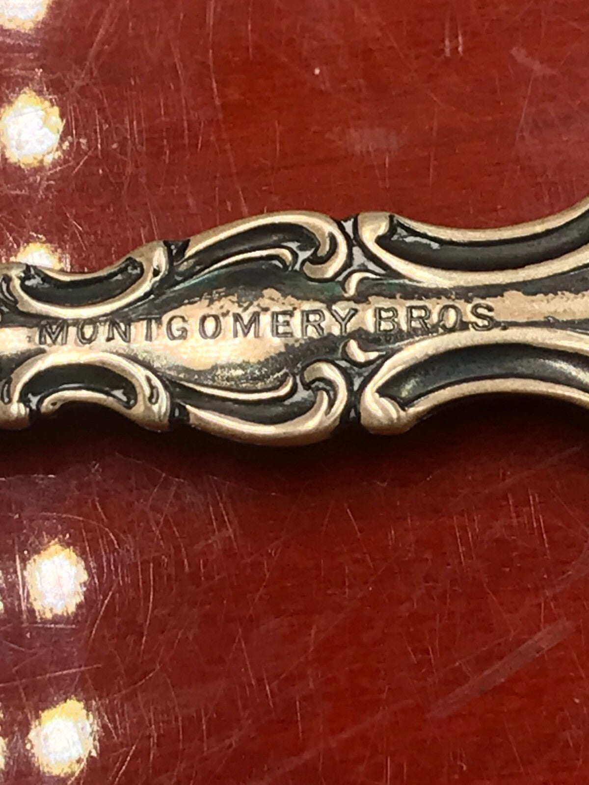 Sterling Silver City of Angels Los Angeles Montgomery Bros Spoon 19.8g 5 3/4"