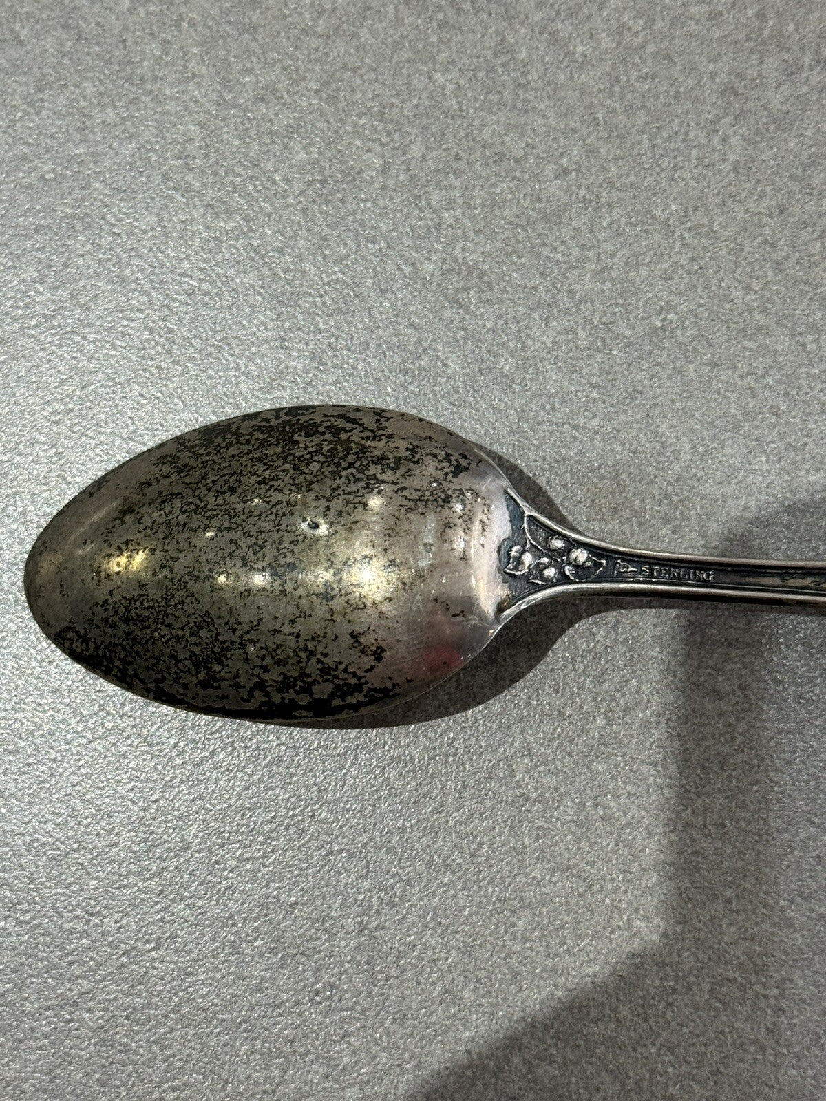 Sterling Silver "Marine City Michigan , Souvenir Spoon 6” 32.5 Gr