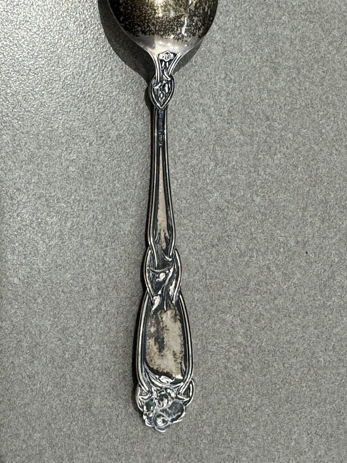 Antique Cherrysoule Sterling Souvenir Spoon 23.1 6” Vintage Great Details !