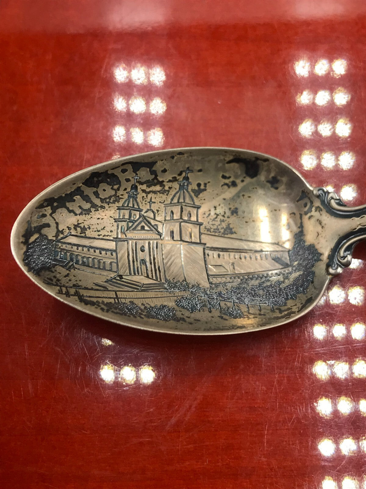 1901 Antique RW&S Wallace Engraved R.W.D Sterling Spoon 5.25" 14.5g Rare