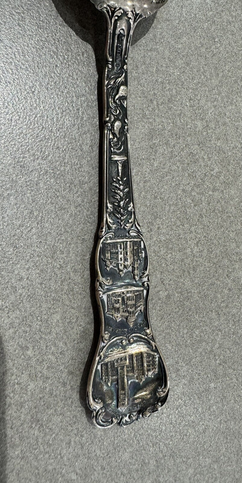 Milling District Minneapolis Minnesota Sterling Souvenir Spoon 5 7/8 29.3 Gr
