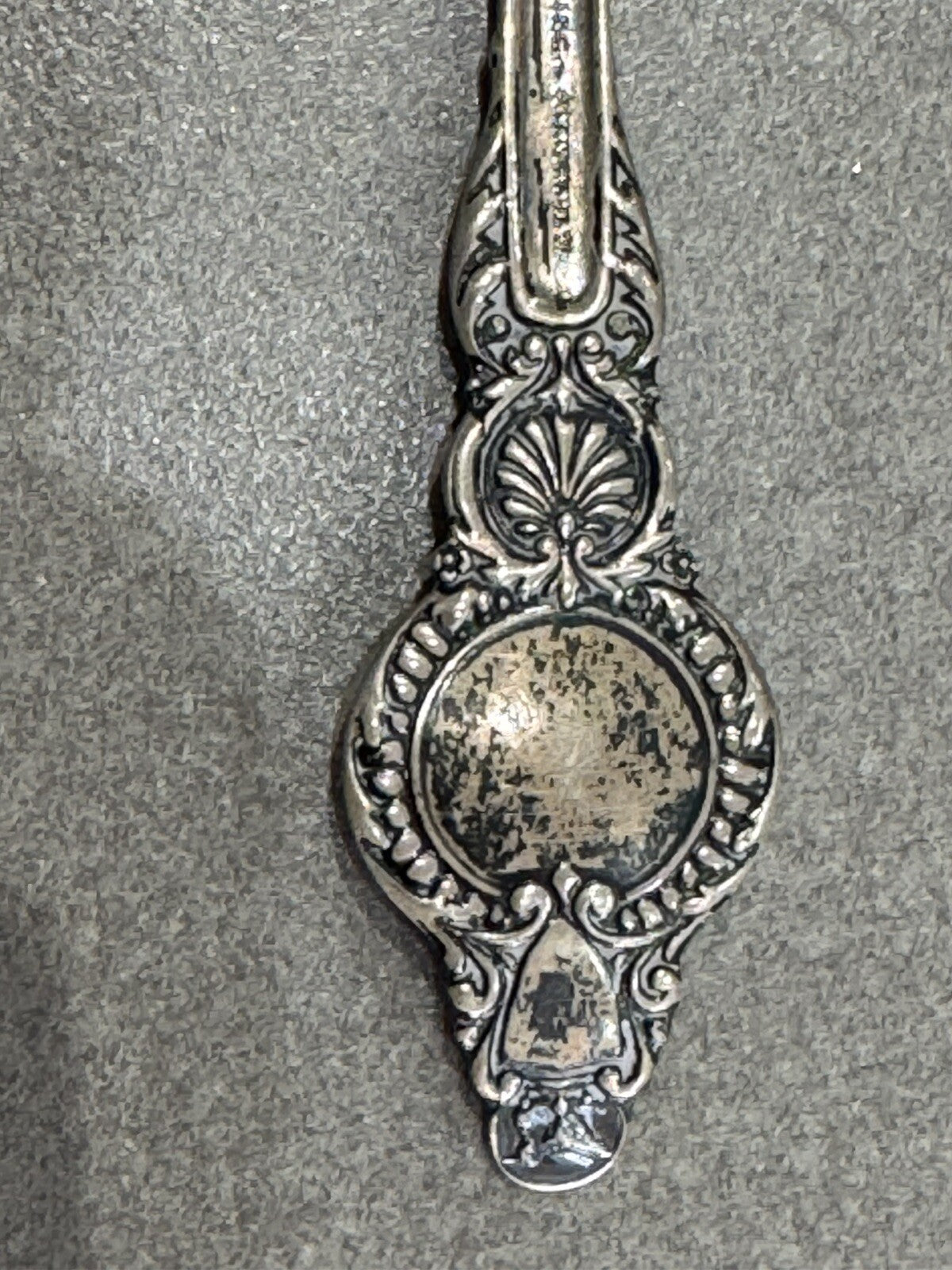 Sterling Silver Spoon Mount Vernon George Washington Antique 31.grams 6”