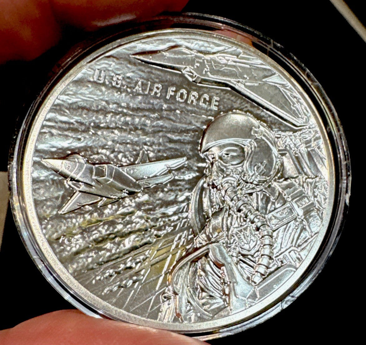 Armed Forces Silver Medal Program, 2.5 oz, US Air Force, Balan Design LIMITED ED