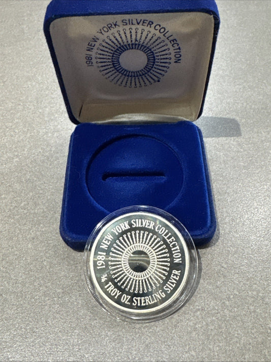 1981 Montauk Point NY Silver Collection 3/4 Troy oz Silver Sterling Coin