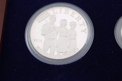 The Danbury Mint U.S. Silver Coins Honoring African Americans 6 coin set