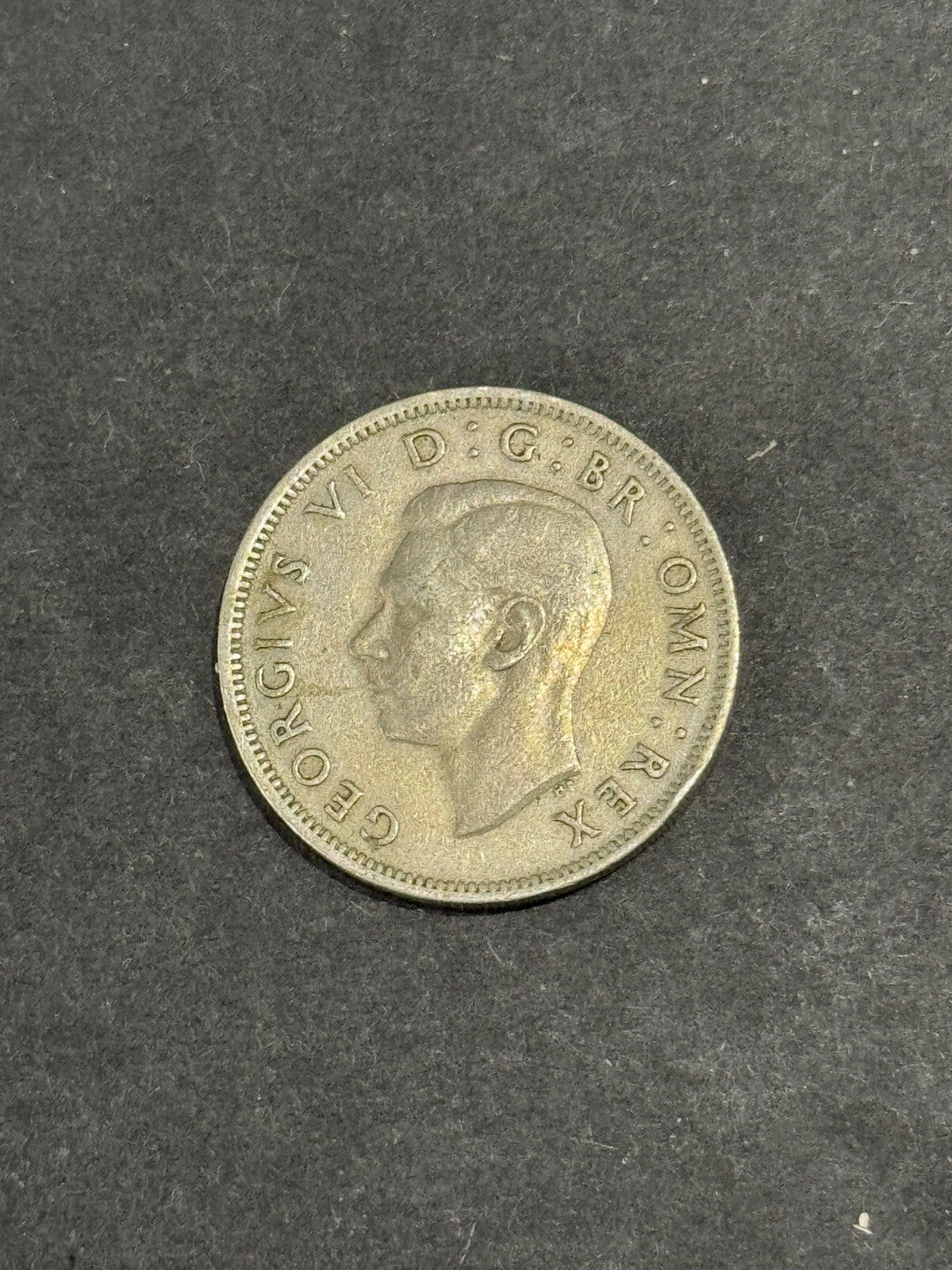 1948,1950 Great Britain George VI 2 Shillings Silver Coin Nice strike