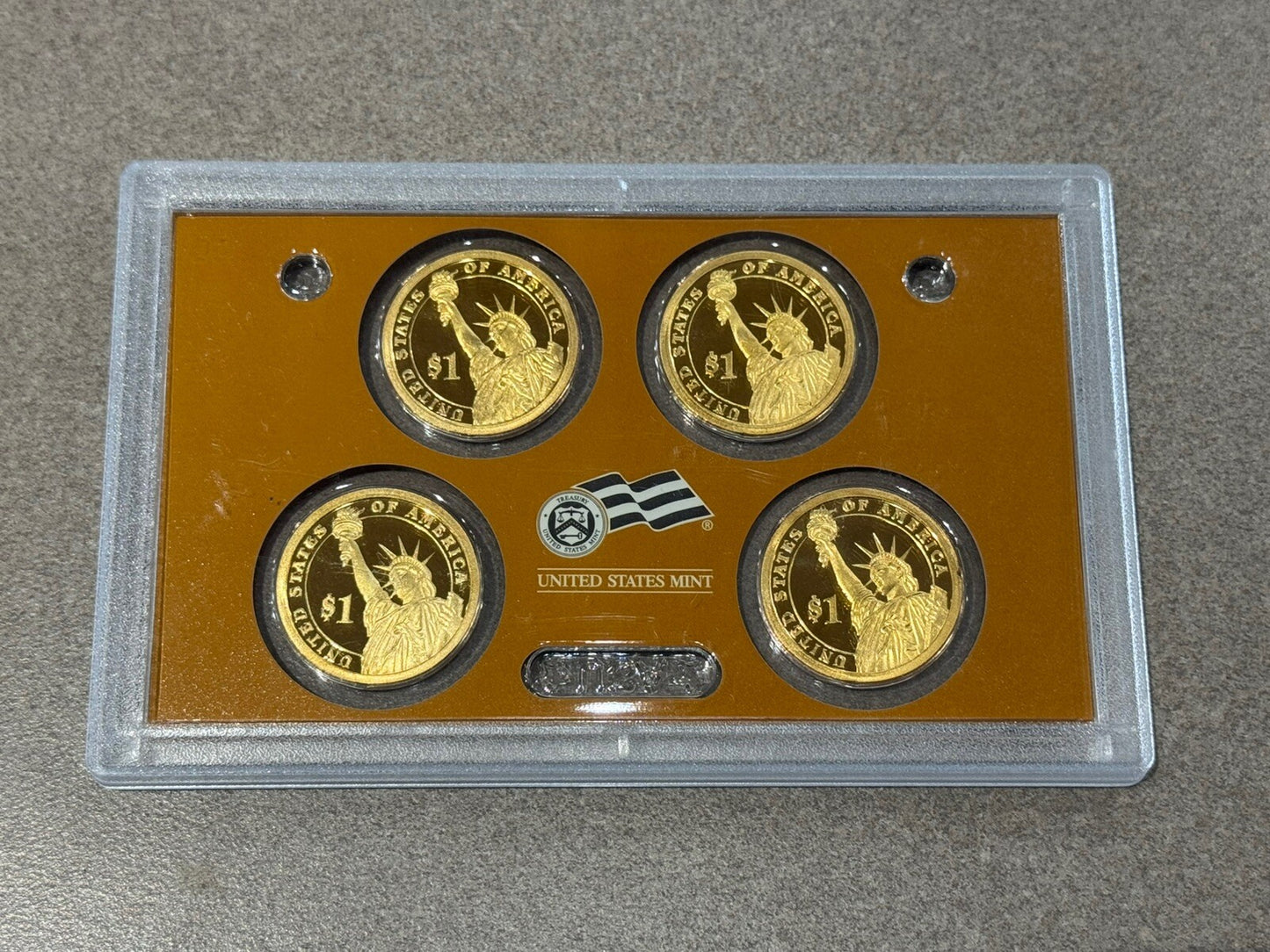 2008-S SILVER PROOF SET - 14 COINS - OGP COA