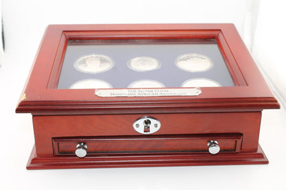 The Danbury Mint U.S. Silver Coins Honoring African Americans 6 coin set