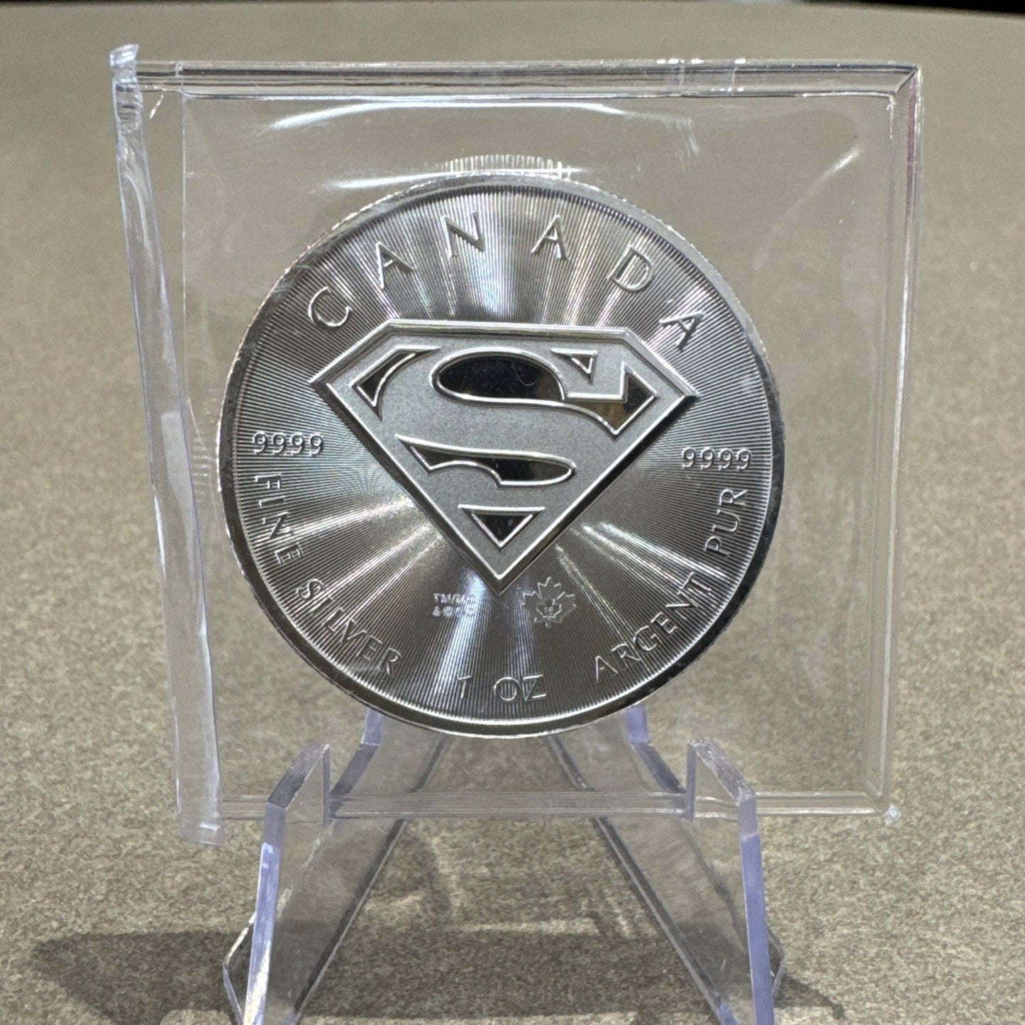 Superman 1 Ounce 9999 Fine Silver 2016 Canada Elizabeth II Bullion Coin