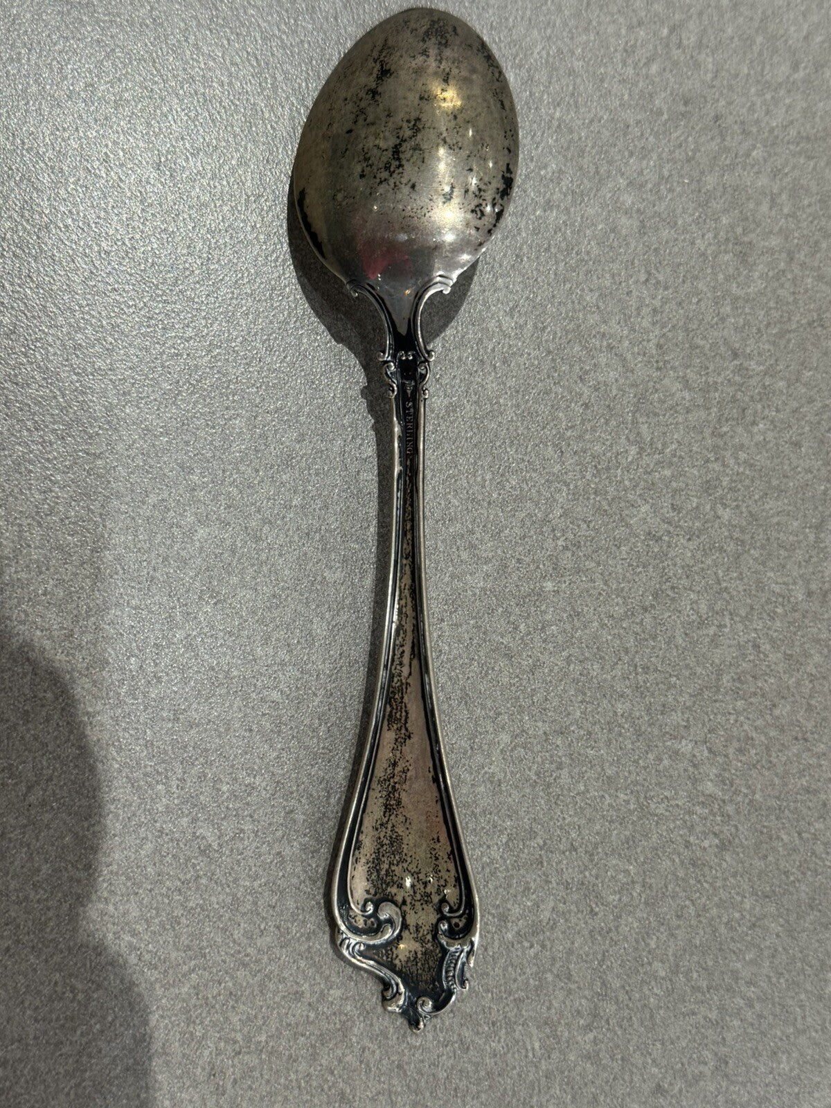 Antique Mission San Gabriel  Los Angeles  Silver Souvenir Spoon 5.5 “ 14.4 Grams