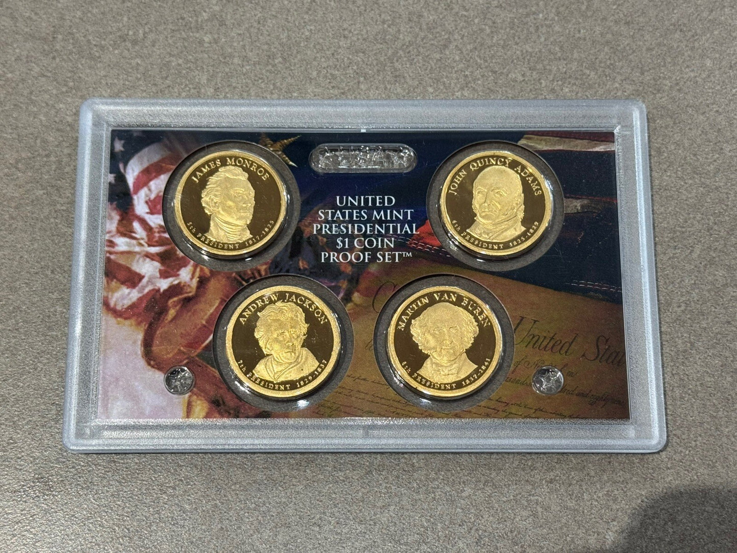 2008-S SILVER PROOF SET - 14 COINS - OGP COA