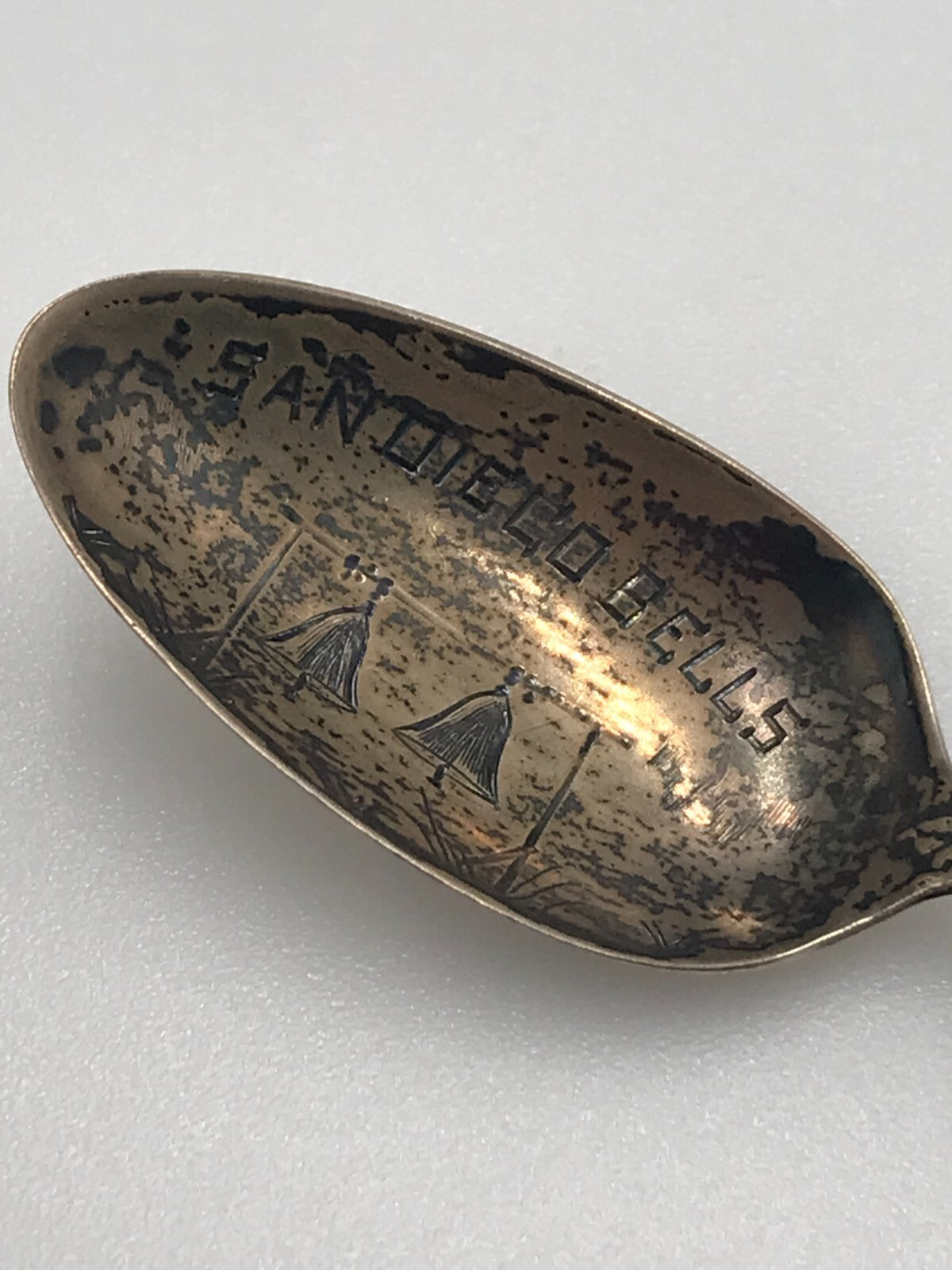 Vintage RW&S WALLACE San Diego Sterling Silver Spoon 51/4" 16.7grams