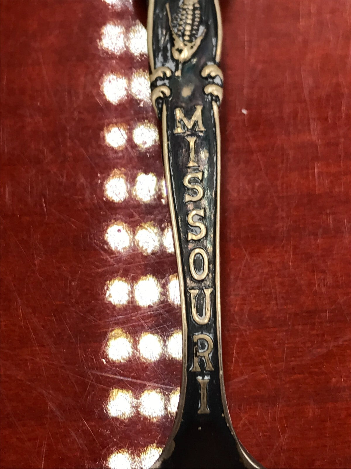 Eads Bridge St. Louis Missouri Sterling Silver Souvenir Spoon 5" 16.1g