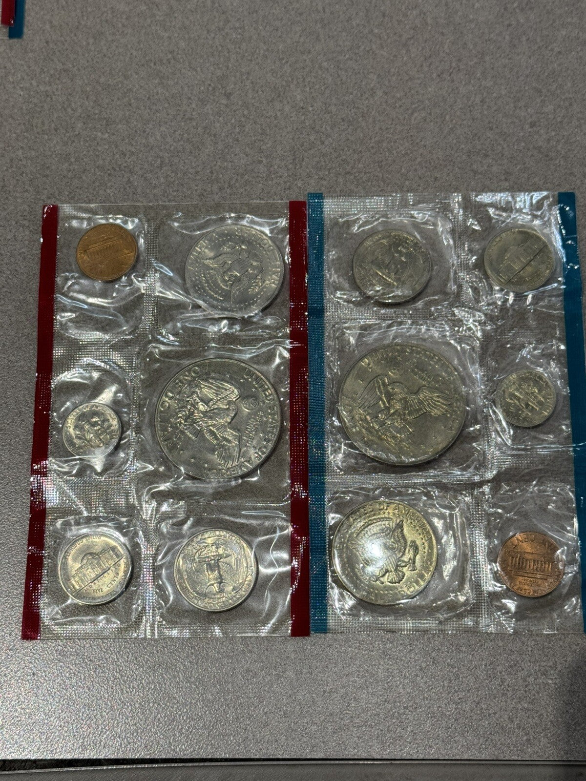 1977 Uncirculated Coin Set 12 Coins Nicely Toned P-D