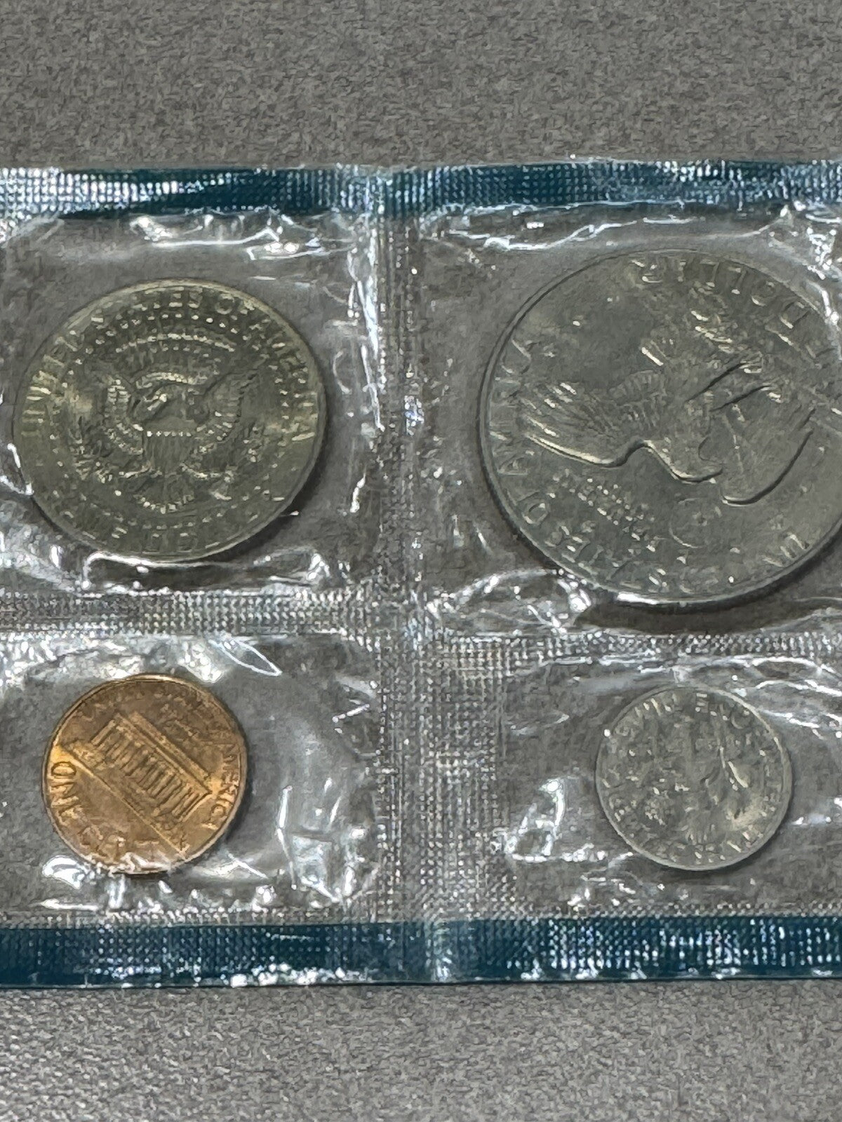 1977 Uncirculated Coin Set 12 Coins Nicely Toned P-D