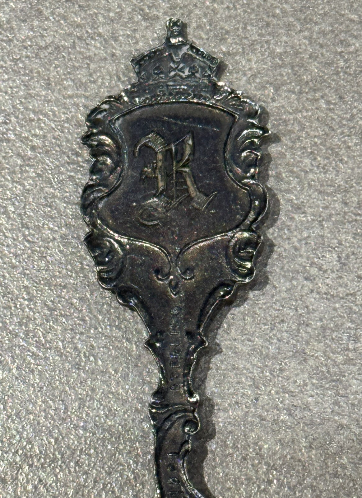 Vintage Sterling Silver Souvenir Spoon Woodstock 13.1 Grams 4”