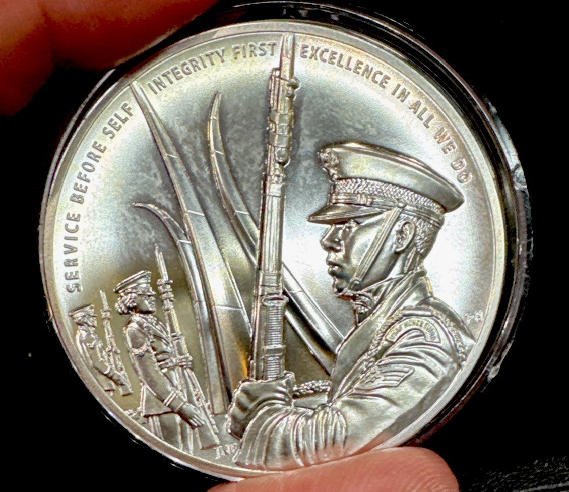 Armed Forces Silver Medal Program, 2.5 oz, US Air Force, Balan Design LIMITED ED