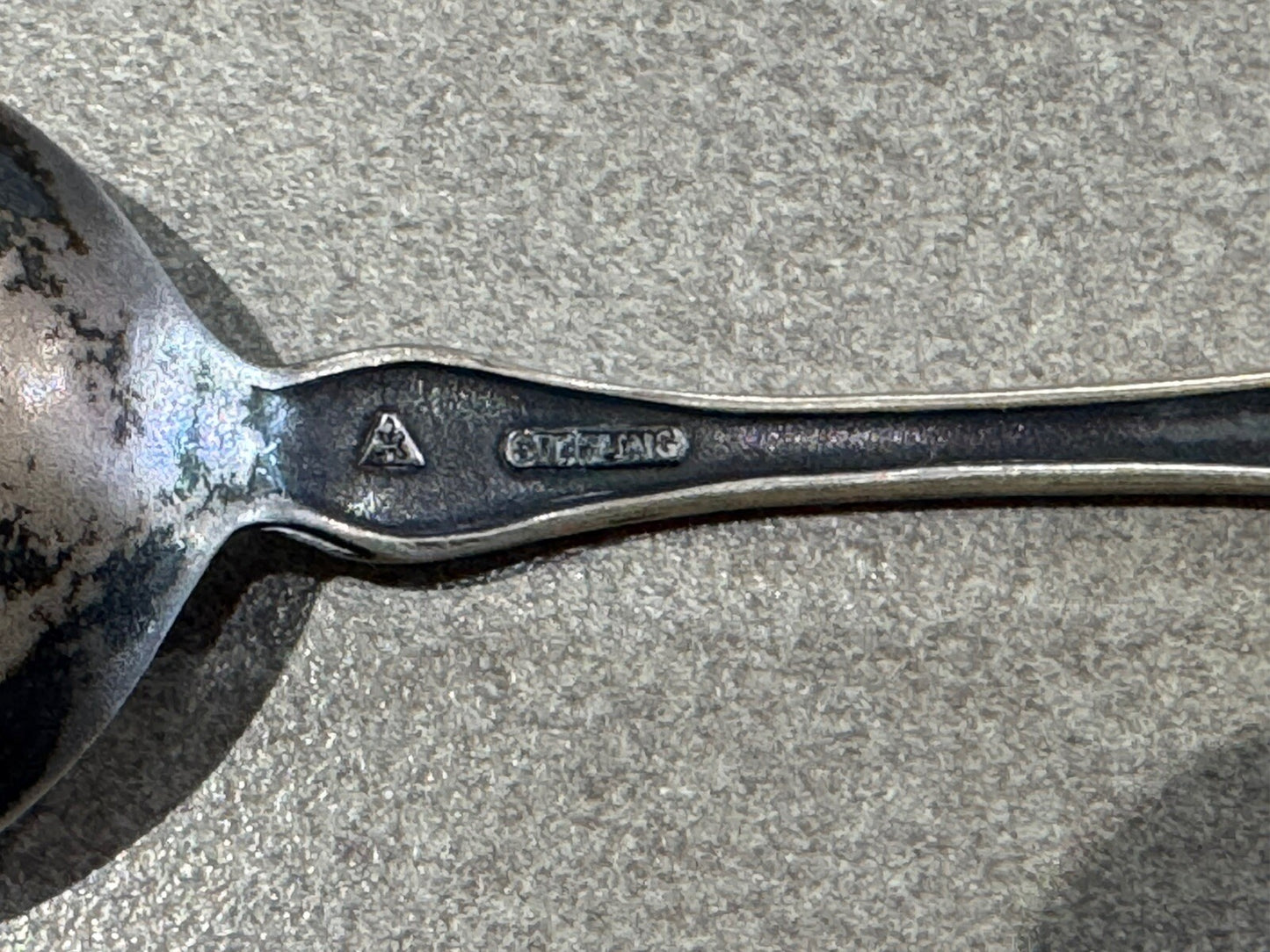 Antique Spokane Washington Sterling Silver Spoon Engraved 17.1 Gr 5.5 “