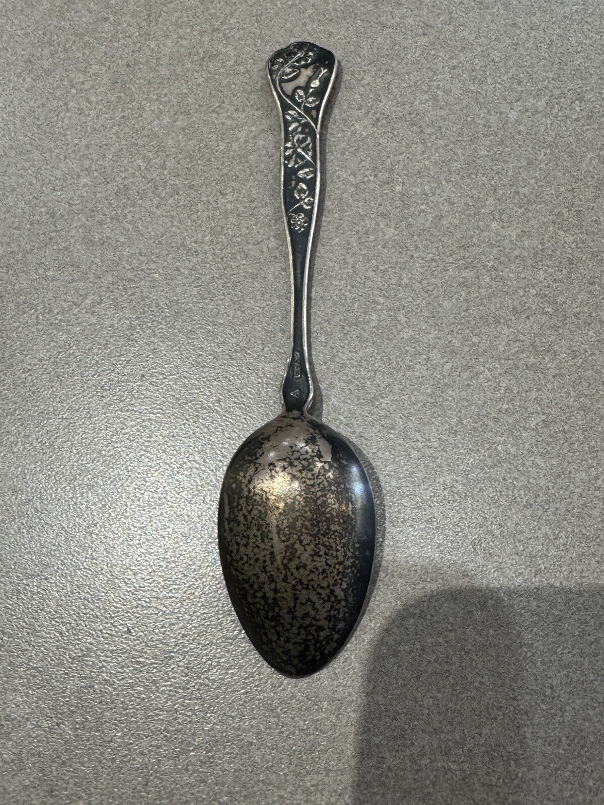 Antique Spokane Washington Sterling Silver Spoon Engraved 17.1 Gr 5.5 “