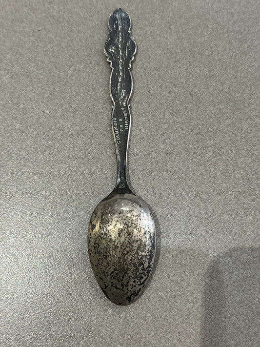 Columbia Mitchells point Portland Oregon Sterling Antique Spoon Souvenir 27gr 6”